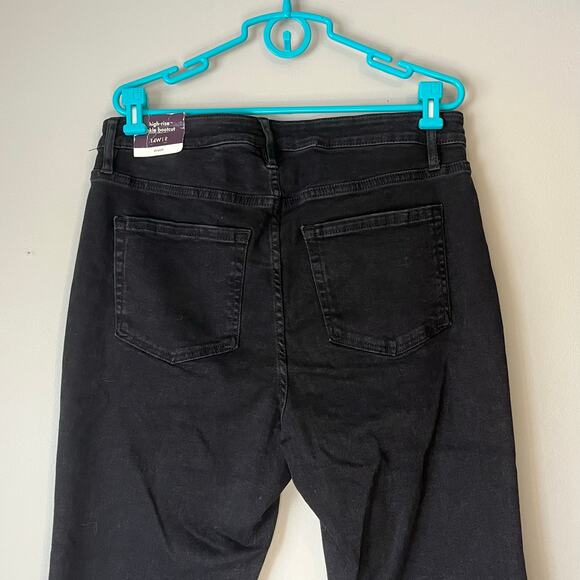 NWT! Ava & Viv Black High Rise Ankle Bootcut Jean Size 14W R - Picture 7 of 11